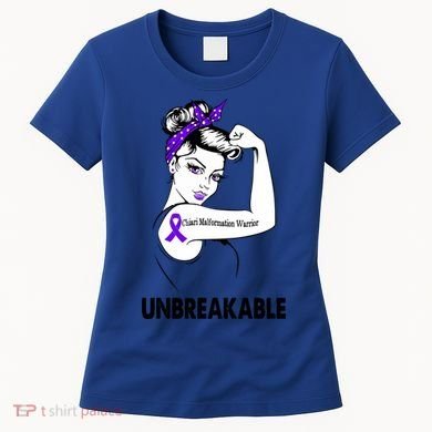 Chiari Malformation Warrior Unbreakable Gift Awareness Cool Gift Women's T-Shirt