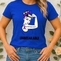 Chiari Malformation Warrior Unbreakable Gift Awareness Cool Gift Women's T-Shirt thumb 2