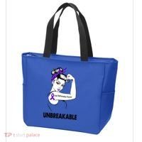 Chiari Malformation Warrior Unbreakable Gift Awareness Cool Gift Tote Bag thumb 3