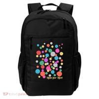 Cute Make You Mark International Dot Day Backpack thumb 0