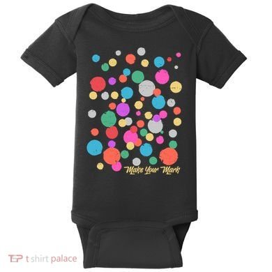 Cute Make You Mark International Dot Day Baby Bodysuit