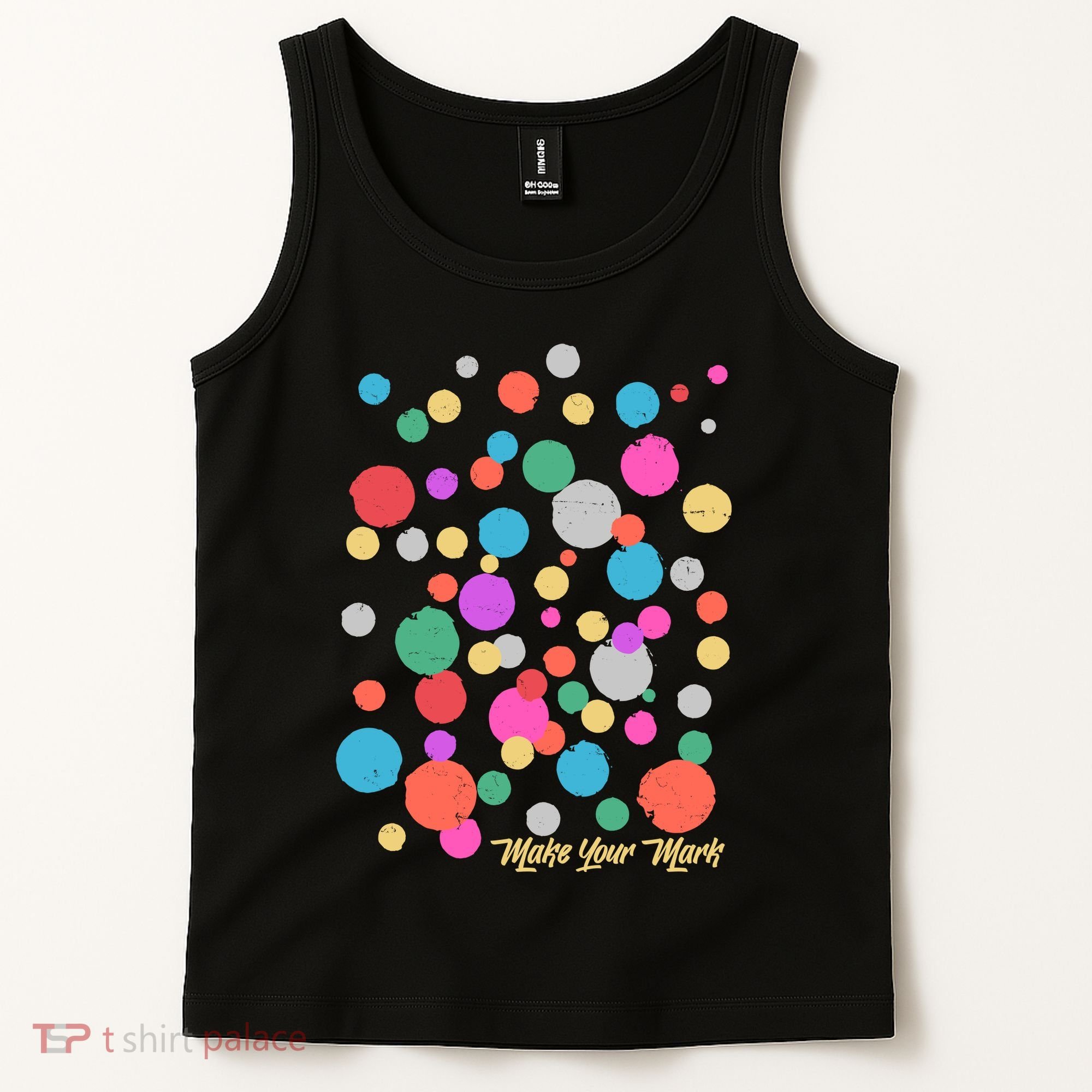 Cute Make You Mark International Dot Day Tank Top