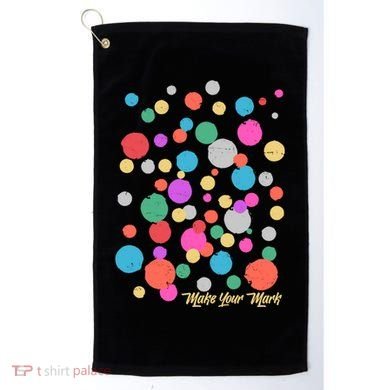 Cute Make You Mark International Dot Day Golf Towel