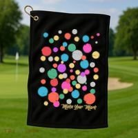 Cute Make You Mark International Dot Day Golf Towel thumb 1