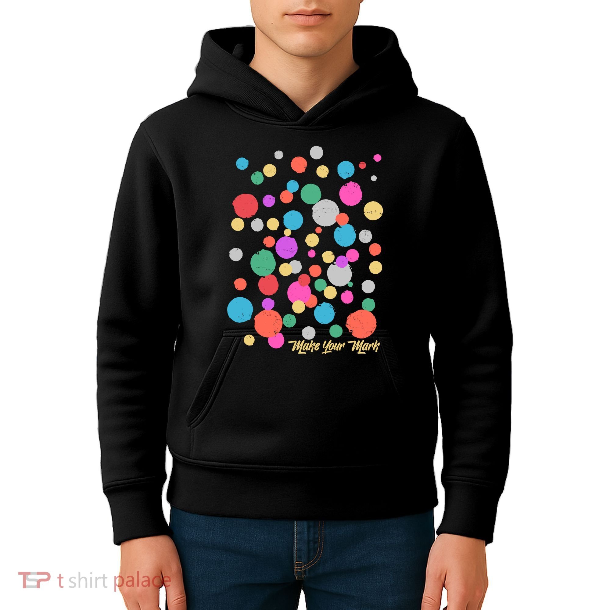 Cute Make You Mark International Dot Day Kids Hoodie