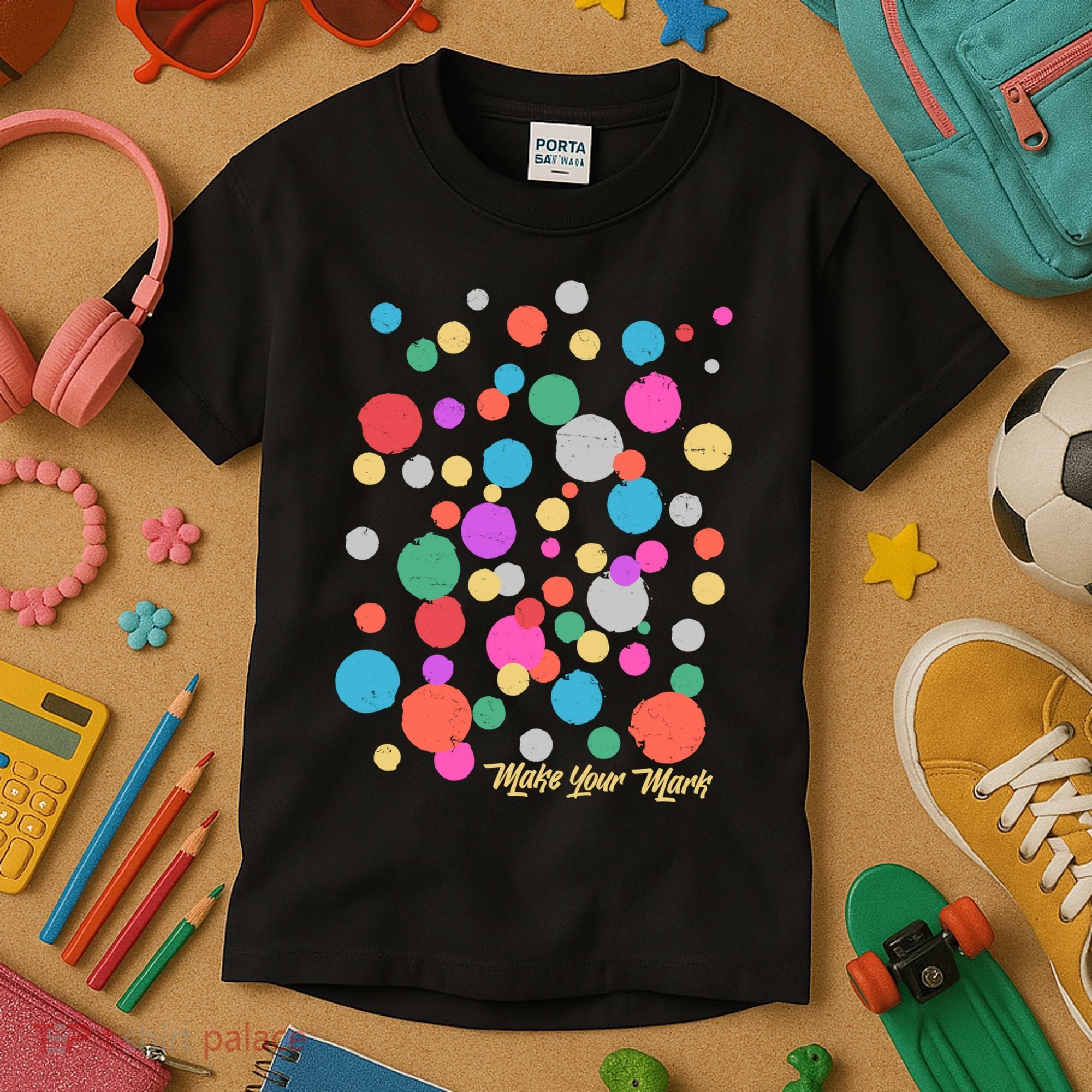 Cute Make You Mark International Dot Day Kids T-Shirt