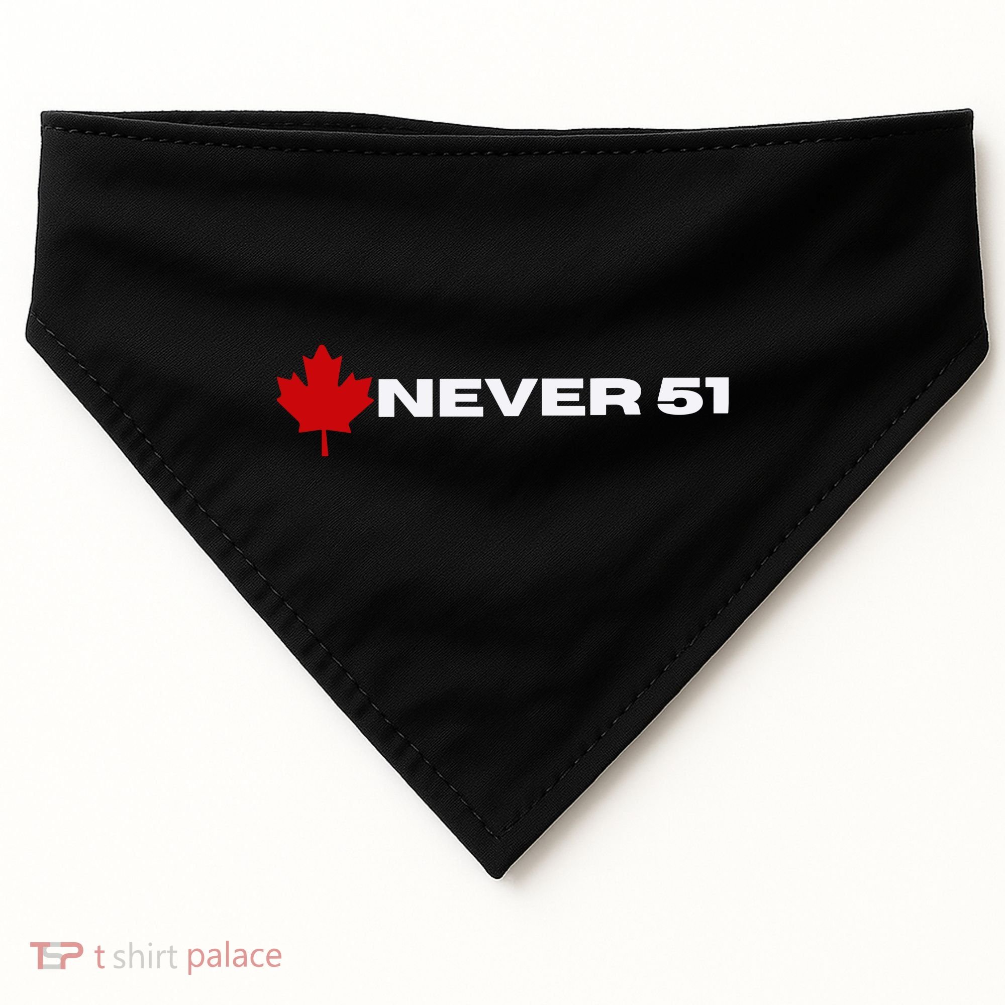 Canada Never 51. USA-Made Doggie Bandana