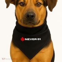 Canada Never 51. USA-Made Doggie Bandana thumb 1
