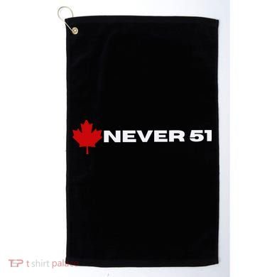 Canada Never 51. Golf Towel