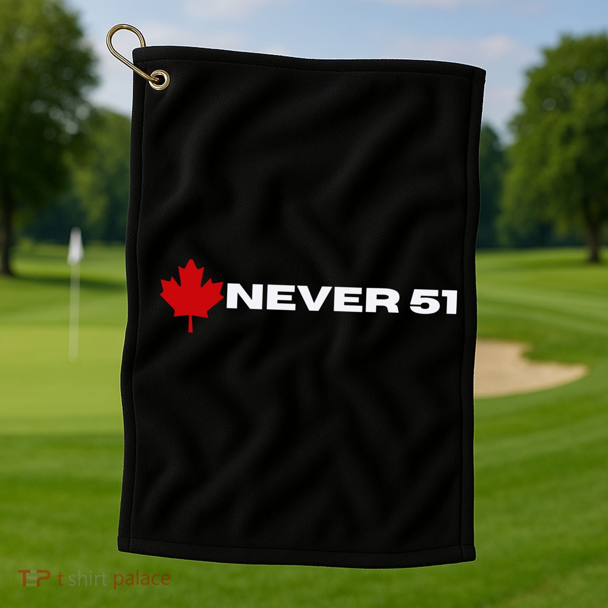 Canada Never 51. Golf Towel