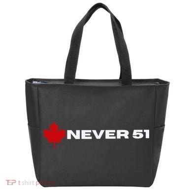 Canada Never 51. Tote Bag