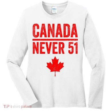 Canadian Never 51 Vintage Women's Long Sleeve Shirt