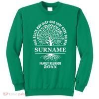 Custom Name And Year Family Reunion Our Roots Run Deep Our Love Runs Deeper Sweatshirt thumb 0
