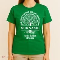 Custom Name And Year Family Reunion Our Roots Run Deep Our Love Runs Deeper T-Shirt thumb 4