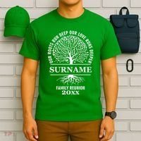 Custom Name And Year Family Reunion Our Roots Run Deep Our Love Runs Deeper T-Shirt thumb 6