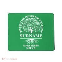 Custom Name And Year Family Reunion Our Roots Run Deep Our Love Runs Deeper Mousepad thumb 0