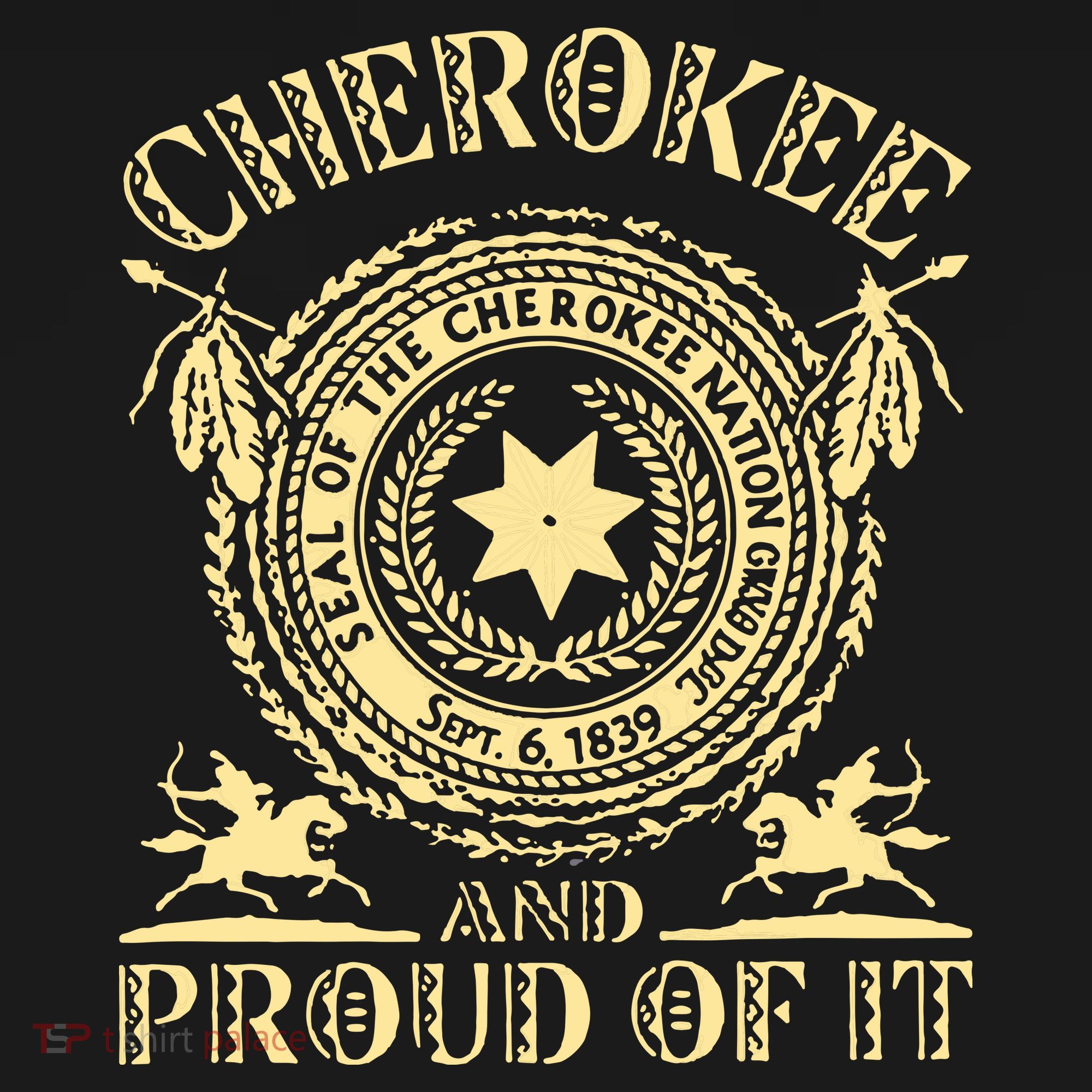 Cherokee Native American And Proud Of It Polo