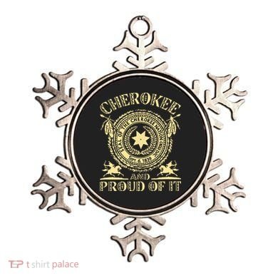 Cherokee Native American And Proud Of It Ornament