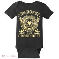 Cherokee Native American And Proud Of It Baby Bodysuit thumb 0