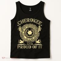 Cherokee Native American And Proud Of It Tank Top thumb 2