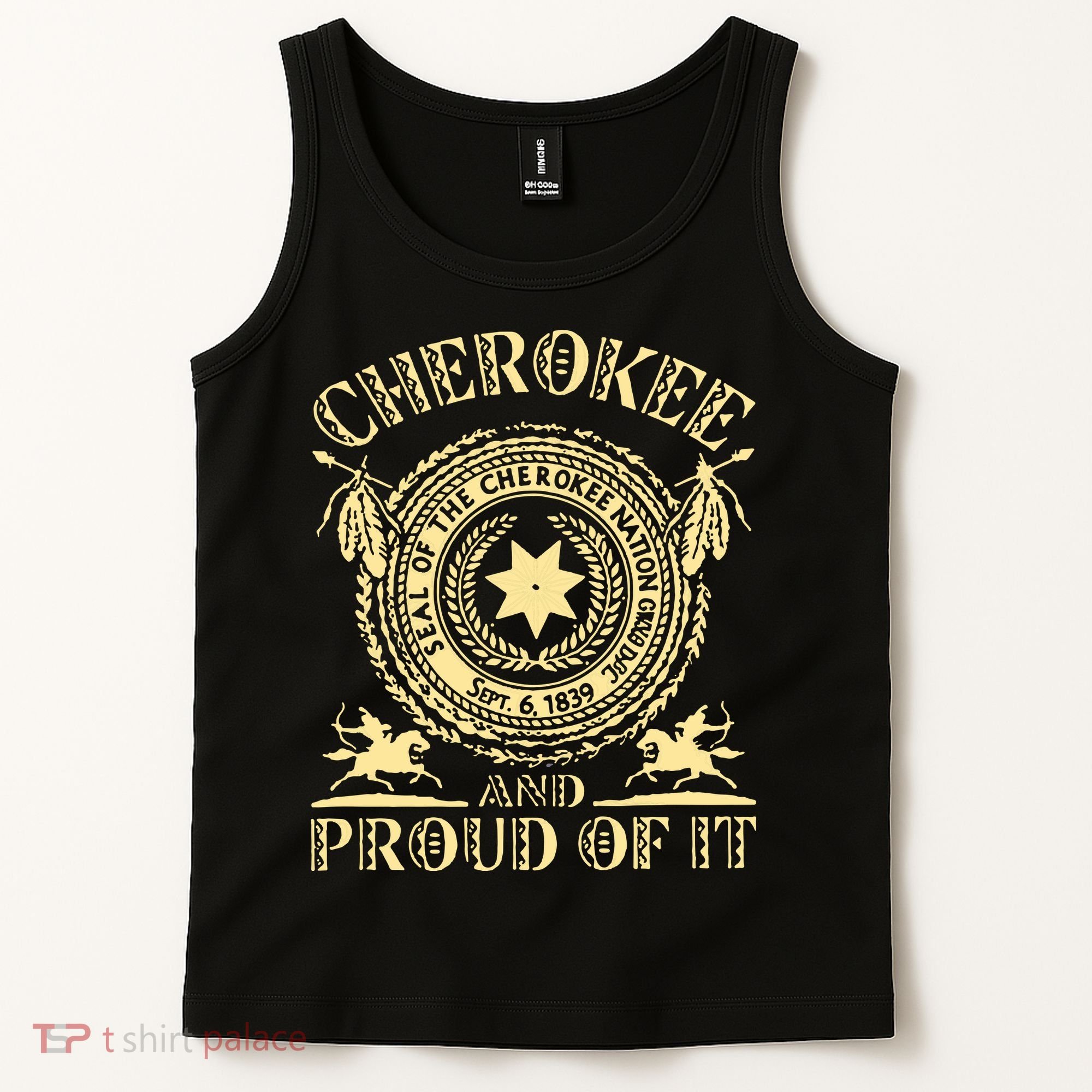 Cherokee Native American And Proud Of It Tank Top