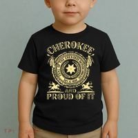 Cherokee Native American And Proud Of It Toddler T-Shirt thumb 2