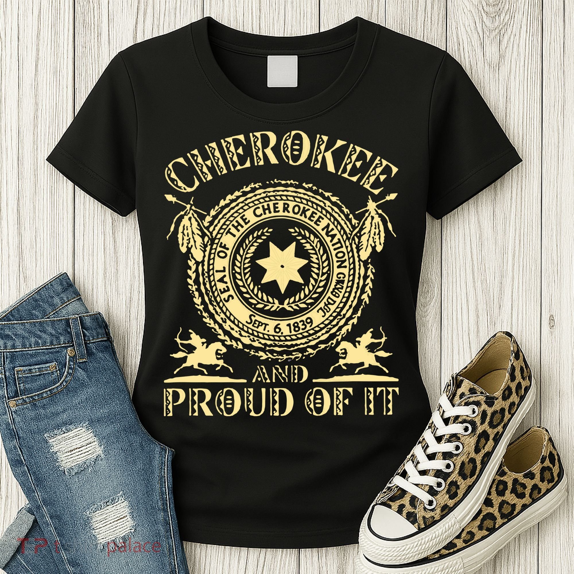 Cherokee Native American And Proud Of It Women's T-Shirt