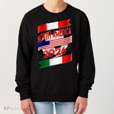 Cool North America Canada Mexico Soccer Cup 2026 Women's Sweatshirt