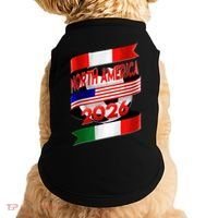 Cool North America Canada Mexico Soccer Cup 2026 Doggie Tank thumb 0