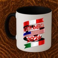 Cool North America Canada Mexico Soccer Cup 2026 Coffee Mug thumb 2
