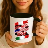 Cool North America Canada Mexico Soccer Cup 2026 Coffee Mug thumb 3