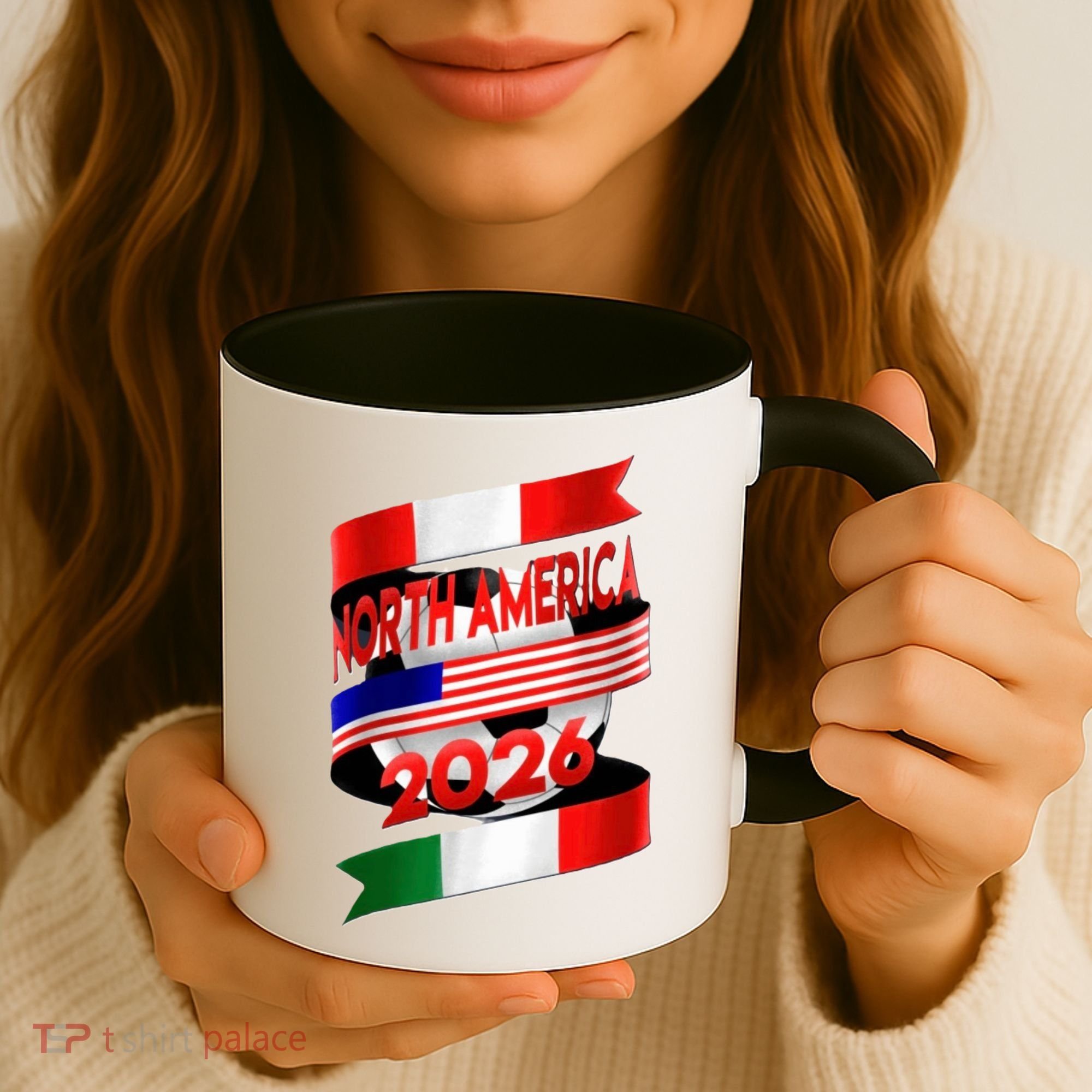 Cool North America Canada Mexico Soccer Cup 2026 Coffee Mug