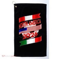 Cool North America Canada Mexico Soccer Cup 2026 Golf Towel thumb 0
