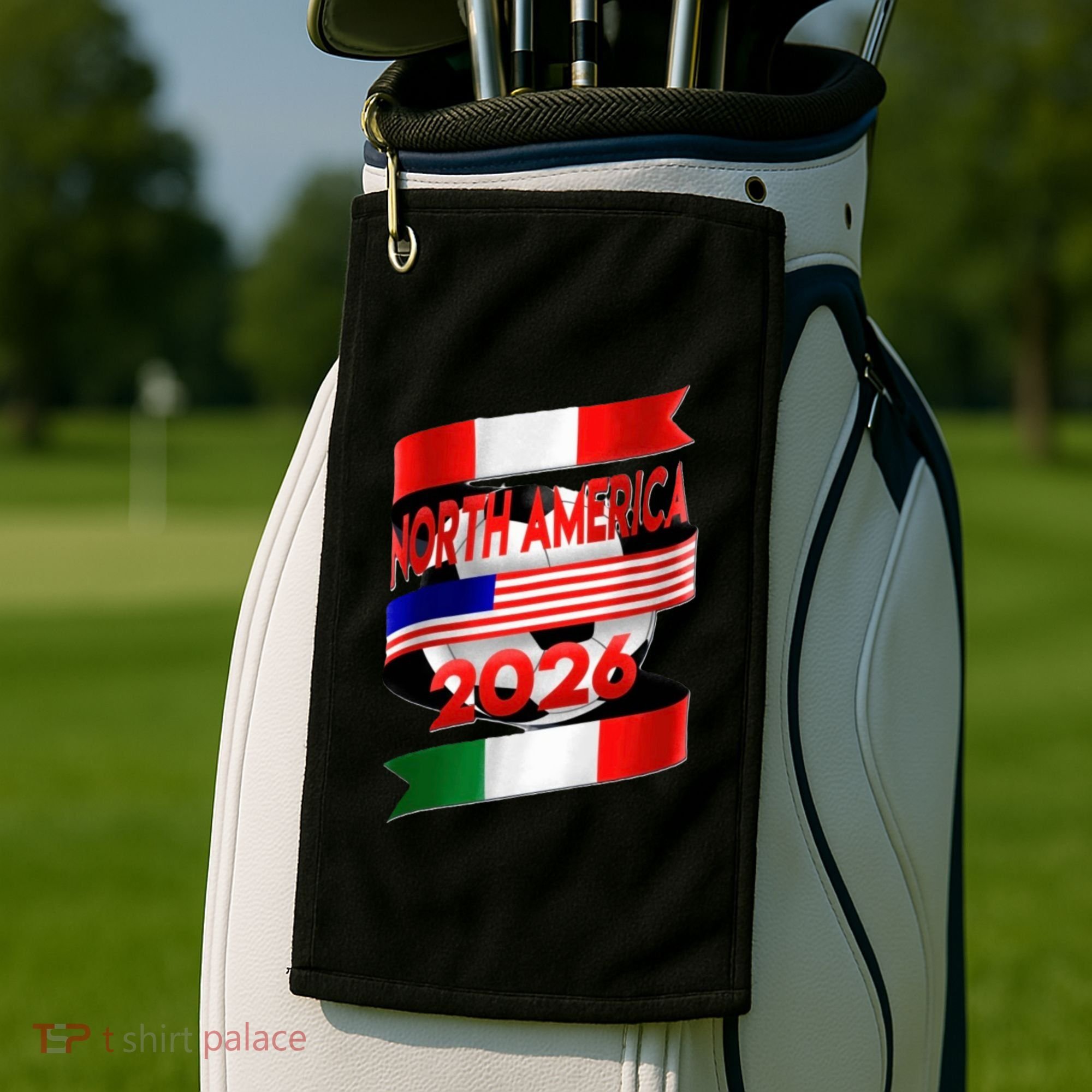 Cool North America Canada Mexico Soccer Cup 2026 Golf Towel