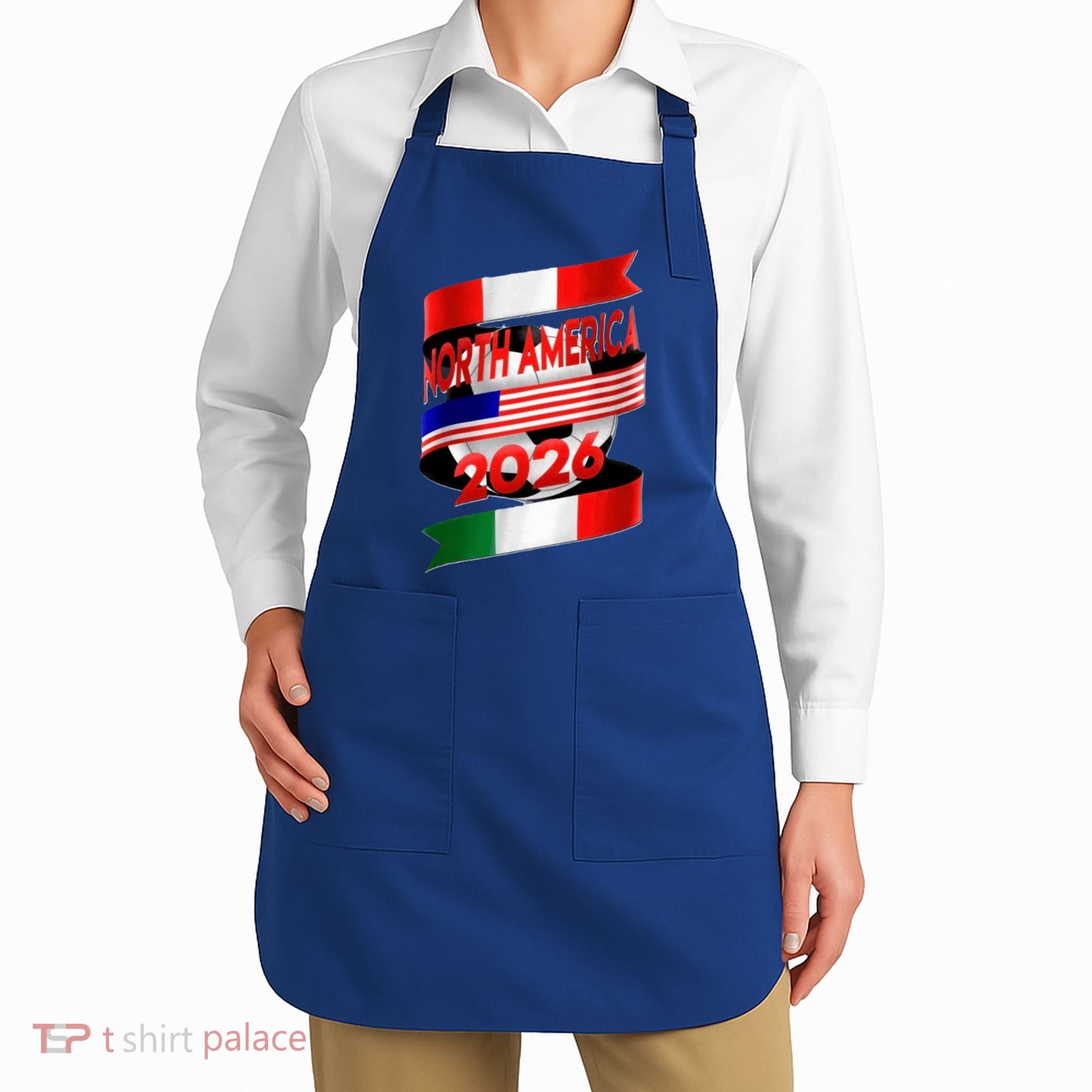 Cool North America Canada Mexico Soccer Cup 2026 Apron
