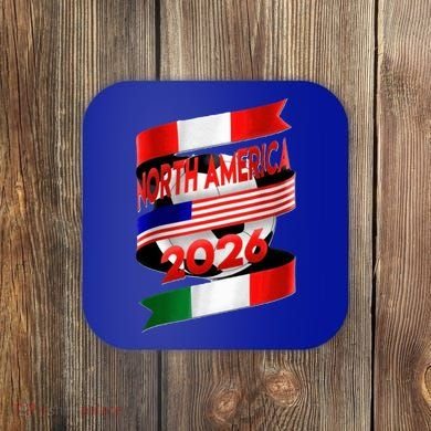 Cool North America Canada Mexico Soccer Cup 2026 Coaster