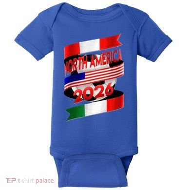 Cool North America Canada Mexico Soccer Cup 2026 Baby Bodysuit