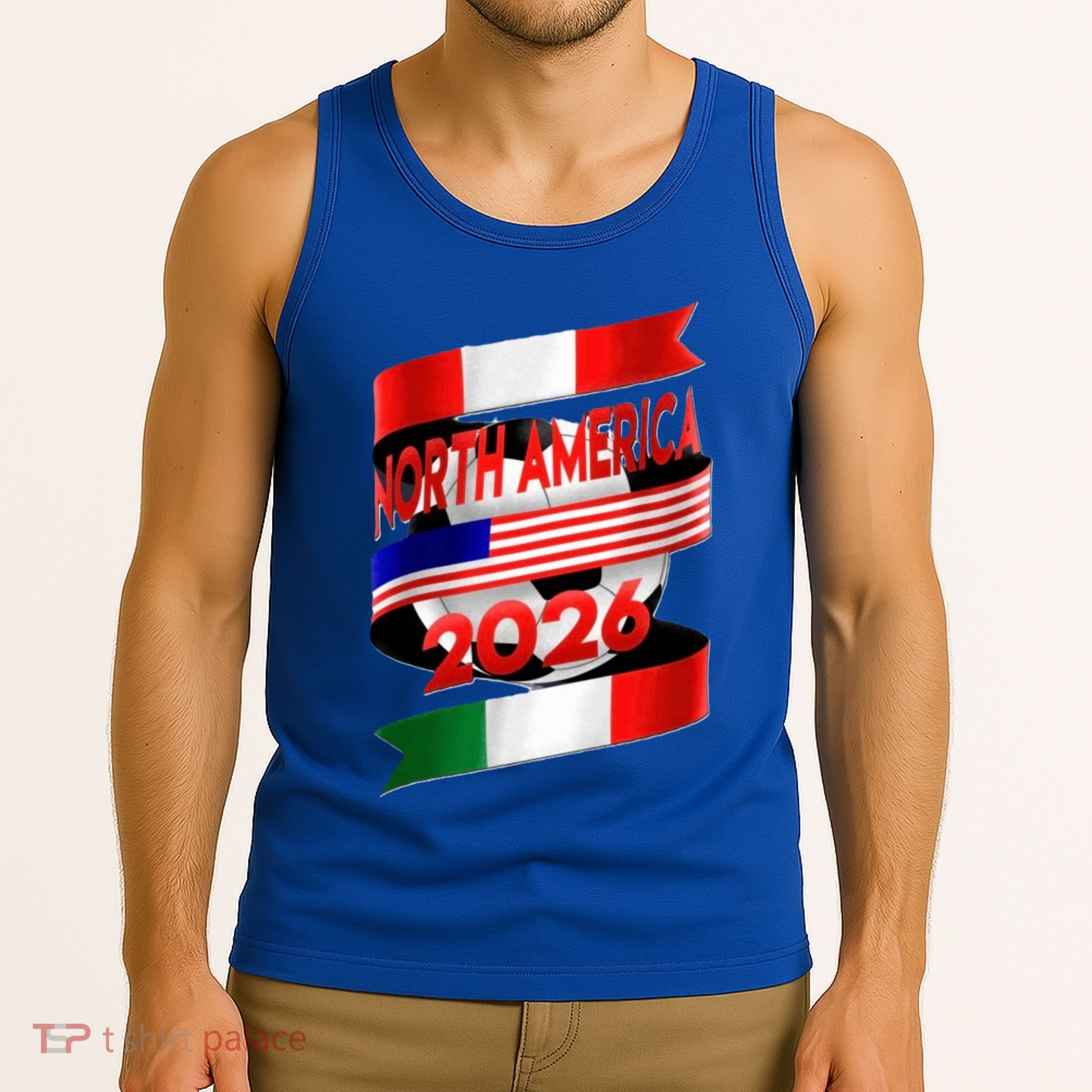 Cool North America Canada Mexico Soccer Cup 2026 Tank Top