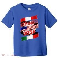 Cool North America Canada Mexico Soccer Cup 2026 Toddler T-Shirt thumb 0