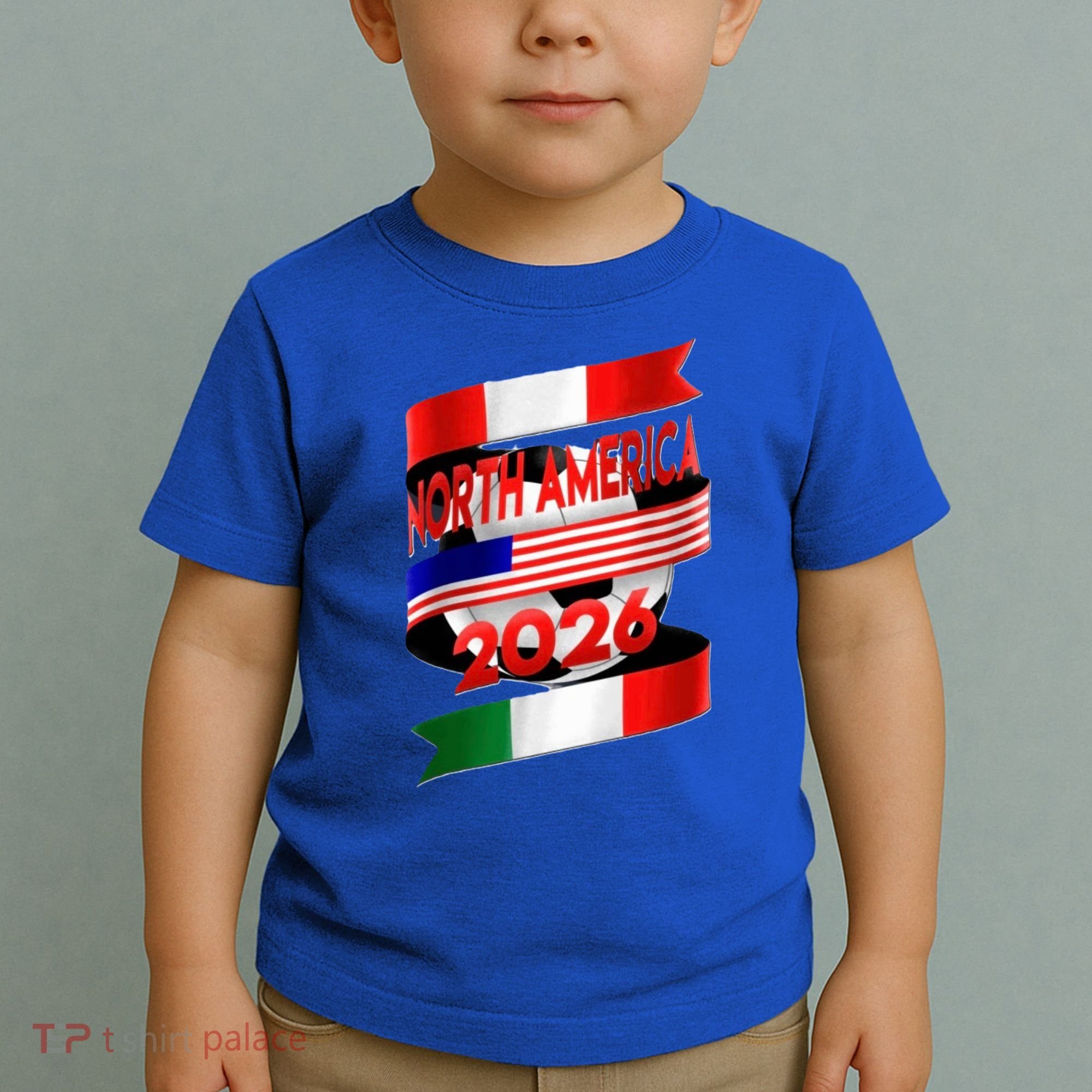 Cool North America Canada Mexico Soccer Cup 2026 Toddler T-Shirt