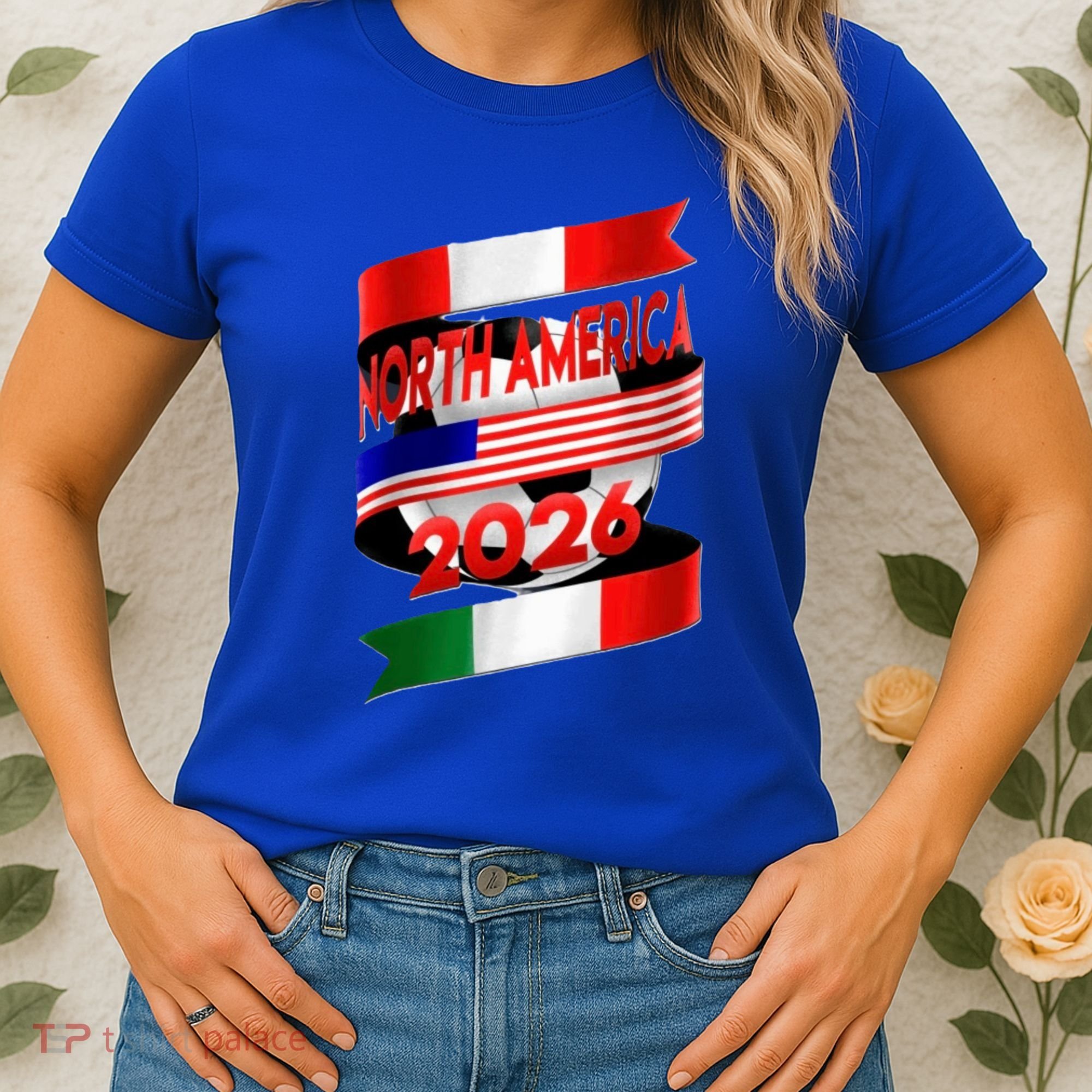 Cool North America Canada Mexico Soccer Cup 2026 Women's T-Shirt