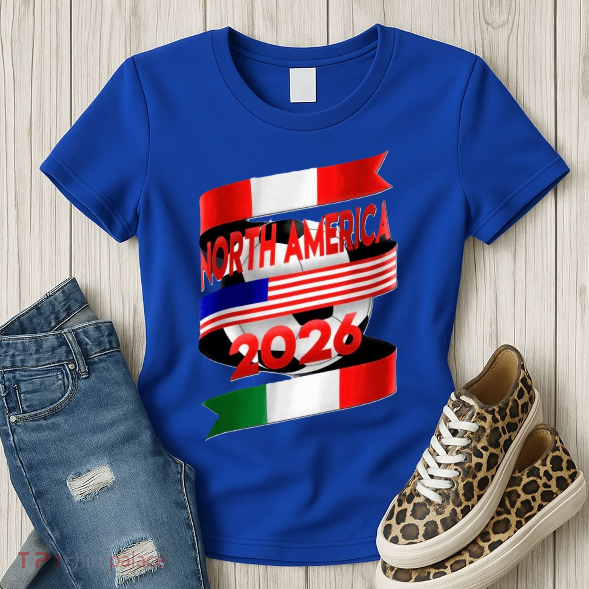 Cool North America Canada Mexico Soccer Cup 2026 Women's T-Shirt