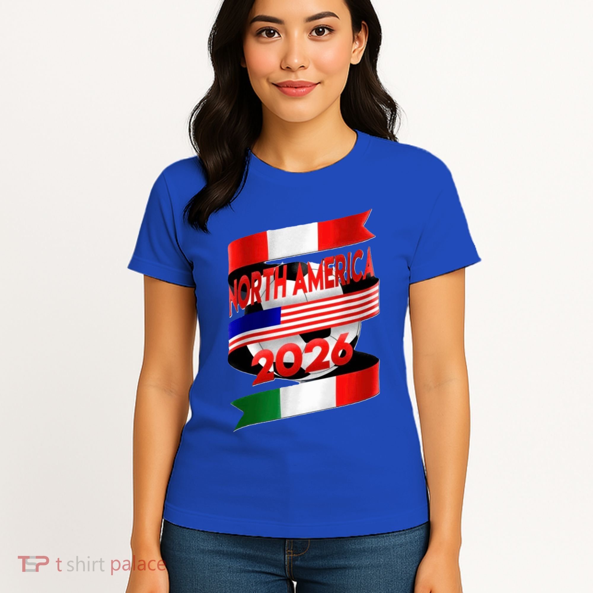Cool North America Canada Mexico Soccer Cup 2026 Women's T-Shirt