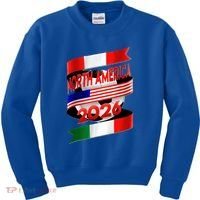 Cool North America Canada Mexico Soccer Cup 2026 Kids Sweatshirt thumb 0