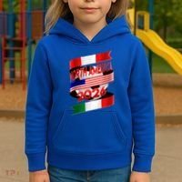 Cool North America Canada Mexico Soccer Cup 2026 Kids Hoodie thumb 3