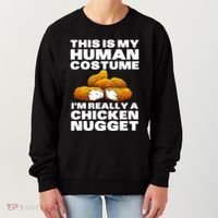 Chicken Nugget Art For Chicken Nugget Costume Women's Sweatshirt thumb 0