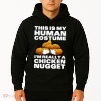 Chicken Nugget Art For Chicken Nugget Costume Hoodie thumb 2