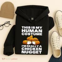 Chicken Nugget Art For Chicken Nugget Costume Hoodie thumb 4