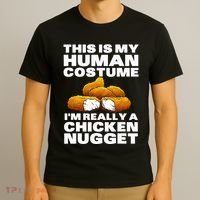 Chicken Nugget Art For Chicken Nugget Costume T-Shirt thumb 3