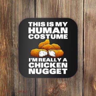 Chicken Nugget Art For Chicken Nugget Costume Coaster
